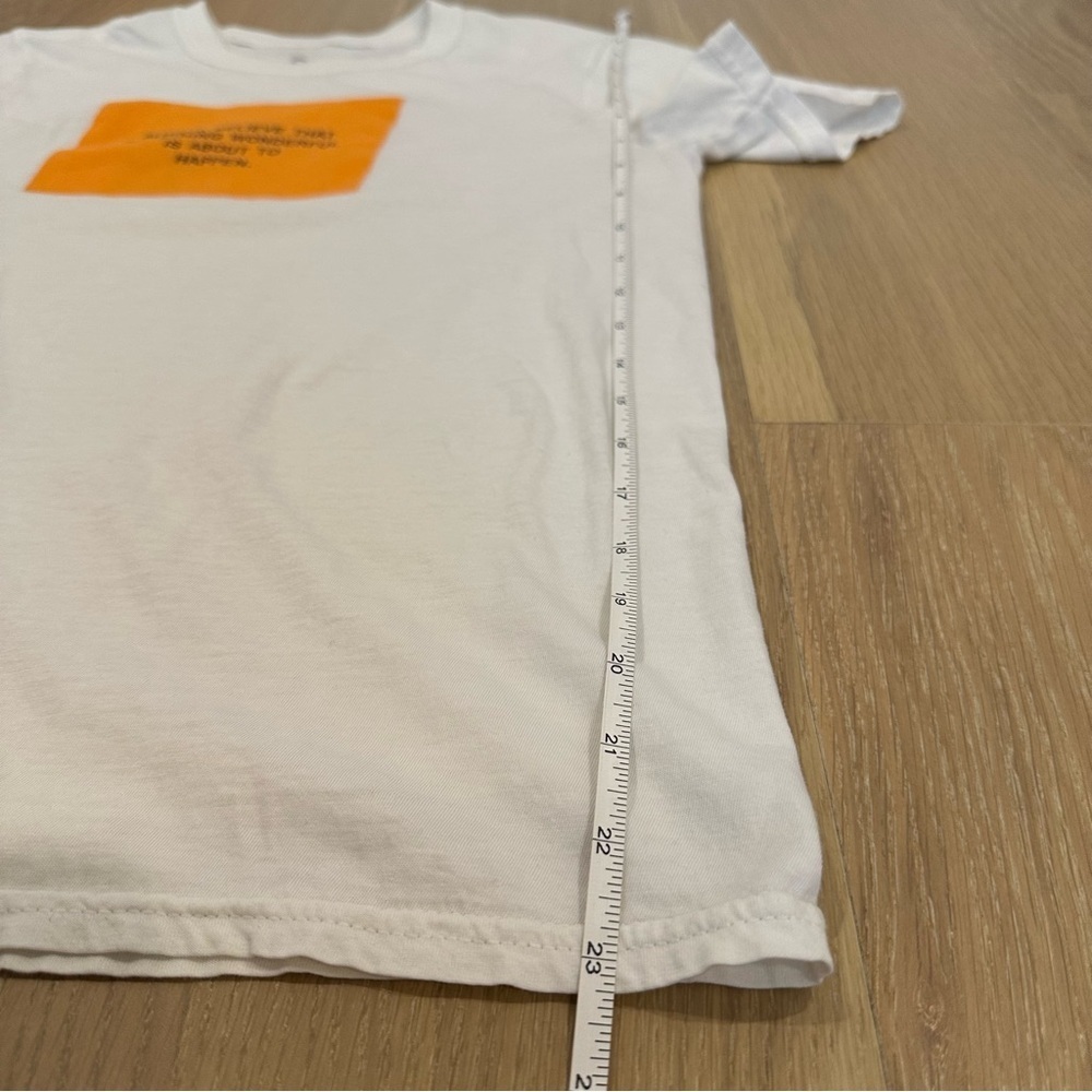 Urban Outfitters Graphic Tee Tshirt White Small Motivational Happy Smiley Summer - Picture 8 of 12